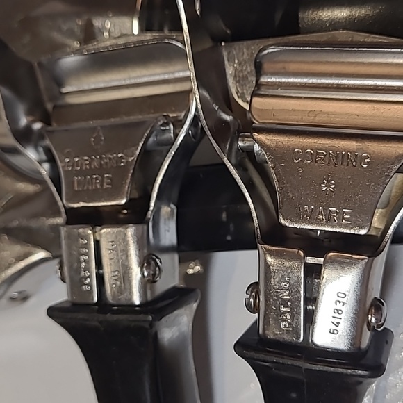 Vintage corningware  lock on the pot detachable holder 4 pcs - Picture 5 of 7